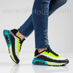 ДАМСКИ МАРАТОНКИ - 0301-221212801 BLACK-GREEN