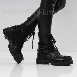 ДАМСКИ БОТИ - 15101910 BLACK