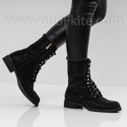 ДАМСКИ БОТИ - 15101916 BLACK