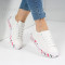 ДАМСКИ КЕЦОВЕ - 0301-6601211805 WHITE-RED