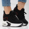 ДАМСКИ КЕЦОВЕ НА ПЛАТФОРМА - 0501-09213402 BLACK-RED