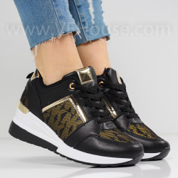 ДАМСКИ КЕЦОВЕ НА ПЛАТФОРМА - 0501-16212105 BLACK