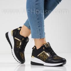 ДАМСКИ КЕЦОВЕ НА ПЛАТФОРМА - 0501-16212105 BLACK