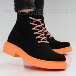 ДАМСКИ БОТИ - 22091903 BLACK/PINK