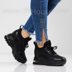 ДАМСКИ КЕЦОВЕ НА ПЛАТФОРМА - 1601-21212401 BLACK