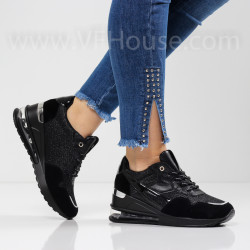 ДАМСКИ КЕЦОВЕ НА ПЛАТФОРМА - 1601-2029212305 BLACK