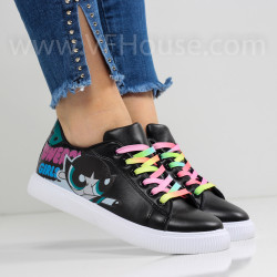 ДАМСКИ КЕЦОВЕ - 1601-117211406 BLACK