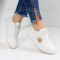 ДАМСКИ КЕЦОВЕ - 1601-116211407 WHITE-BEIGE