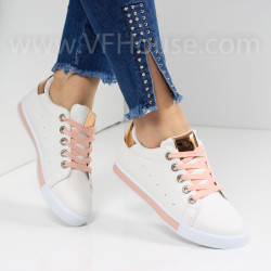 ДАМСКИ КЕЦОВЕ - 1601-982211312 WHITE-PINK