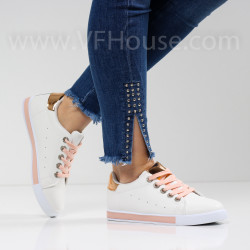 ДАМСКИ КЕЦОВЕ - 1601-982211312 WHITE-PINK