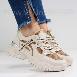 ДАМСКИ МАРАТОНКИ - 1601-121211717 BEIGE