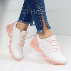 ДАМСКИ МАРАТОНКИ - 1601-9113212520 WHITE-PINK