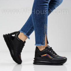 ДАМСКИ КЕЦОВЕ НА ПЛАТФОРМА - 1701-419212002 BLACK