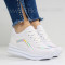 ДАМСКИ КЕЦОВЕ НА ПЛАТФОРМА - 1701-419212002 WHITE