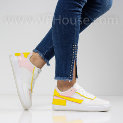 ДАМСКИ КЕЦОВЕ - 1901-01211701 WHITE-YELLOW