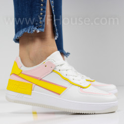 ДАМСКИ КЕЦОВЕ - 1901-01211701 WHITE-YELLOW