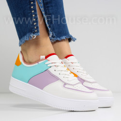 ДАМСКИ КЕЦОВЕ - 1901-698211903 WHITE-PURPLE