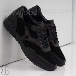 МЪЖКИ ОБУВКИ ЕСТЕСТВЕНА КОЖА - 30111904 BLACK