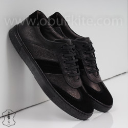 МЪЖКИ КЕЦОВЕ ЕСТЕСТВЕНА КОЖА - 30111909 BLACK