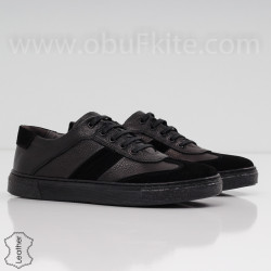 МЪЖКИ КЕЦОВЕ ЕСТЕСТВЕНА КОЖА - 30111909 BLACK
