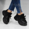 ДАМСКИ КЕЦОВЕ НА ПЛАТФОРМА - 3001-1213101 BLACK