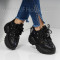 ДАМСКИ КЕЦОВЕ НА ПЛАТФОРМА - 3001-2213503 BLACK