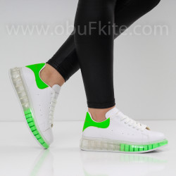 ДАМСКИ КЕЦОВЕ - 06121901 WHITE/GREEN