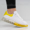ДАМСКИ КЕЦОВЕ - 06121901 WHITE/YELLOW