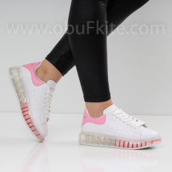 ДАМСКИ КЕЦОВЕ - 06121901 WHITE/PINK