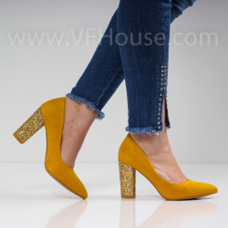 ДАМСКИ ОБУВКИ НА ТОК - 3001-330212214 YELLOW