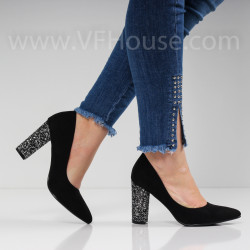 ДАМСКИ ОБУВКИ НА ТОК - 3001-330212214 BLACK