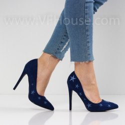 ДАМСКИ ОБУВКИ НА ТОК - 3001-3026212015 BLUE