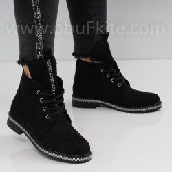 ДАМСКИ БОТИ - 11121901 BLACK