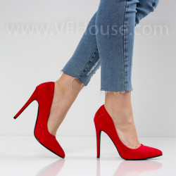 ДАМСКИ ОБУВКИ НА ТОК - 3001-3026212015 RED