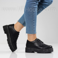 ДАМСКИ ЕЖЕДНЕВНИ ОБУВКИ НА ПЛАТФОРМА - 0102-6641211204 BLACK
