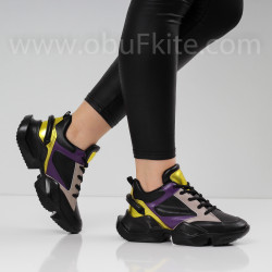 ДАМСКИ МАРАТОНКИ - 04101901 BLACK/MULTI
