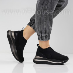 ДАМСКИ КЕЦОВЕ НА ПЛАТФОРМА - 0702-1967212401 BLACK