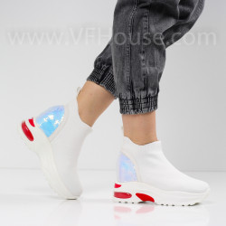 ДАМСКИ КЕЦОВЕ НА ПЛАТФОРМА - 0702-3358212502 WHITE