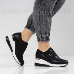 ДАМСКИ КЕЦОВЕ НА ПЛАТФОРМА - 0702-150212604 BLACK