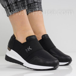 ДАМСКИ КЕЦОВЕ НА ПЛАТФОРМА - 0702-5212507 BLACK