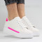 ДАМСКИ КЕЦОВЕ - 0702-1781211508 WHITE/FUSHIA