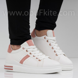 ДАМСКИ КЕЦОВЕ - 0301-3081901 WHITE/PINK