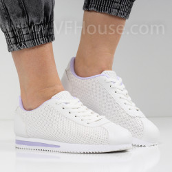ДАМСКИ МАРАТОНКИ - 0702-6126211412 WHITE-PURPLE
