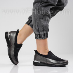 ДАМСКИ МАРАТОНКИ - 1001-005201512 BLACK-SILVER
