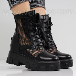 ДАМСКИ БОТИ - 1102-55213101 BLACK