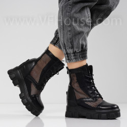 ДАМСКИ БОТИ - 1102-55213101 BLACK