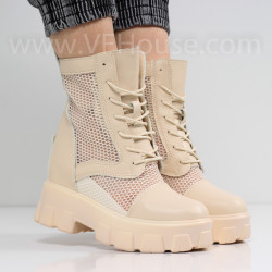ДАМСКИ БОТИ - 1102-55213101 BEIGE