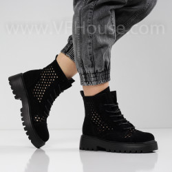 ДАМСКИ БОТИ - 1102-53213102 BLACK
