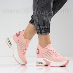 ДАМСКИ КЕЦОВЕ НА ПЛАТФОРМА - 1102-58213505 PINK