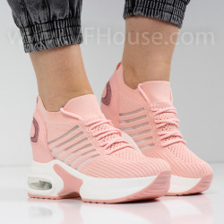 ДАМСКИ КЕЦОВЕ НА ПЛАТФОРМА - 1102-58213505 PINK